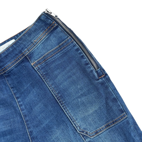 Anthropologie Pilcro And The Letterpress Jeans High Rise Crop Flare 30 - Picture 5 of 16